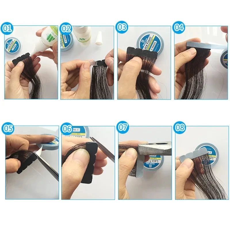 Hair System Tape Double Side Walker Tape Ultra Hold Hair Extension Tapes For Lace Closure  3Yards/Roll Lace Front Wig Glue